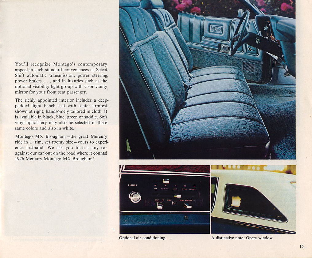 1976 Lincoln Mercury Brochure Page 32